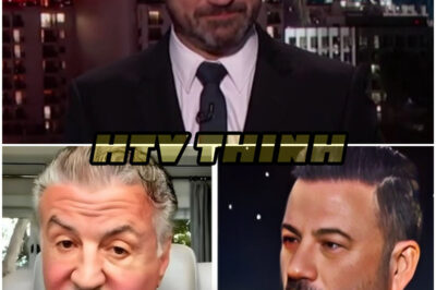 “Scandal of the century: Sylvester Stallone is extremely angry, sinking Jimmy Kimmel’s career right in front of millions of viewers because of an embarrassing incident!” (N)
