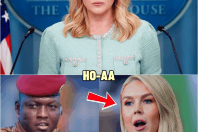 Karoline Leavitt LOSES HER MIND as Ibrahim Traoré EXPOSES TRɄMP’S HEALTHCARE SCANDAL ON TV | HO