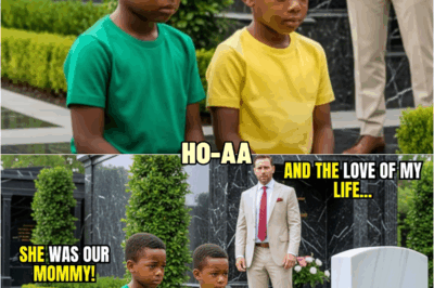 Millionaire freezes as twin boys say “Happy birthday, Mommy” at his late wife’s grave | HO