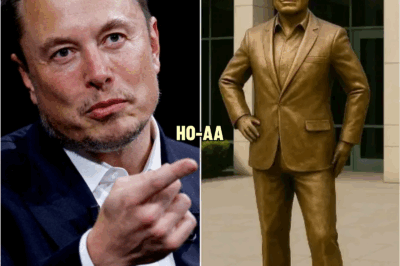 BREAKING: Tesla UNVEILS Giant BRONZE STATUE of Elon Musk at HQ — But What They Found HIDDEN Inside Has the Internet in a FRENZY! | HO!!!!
