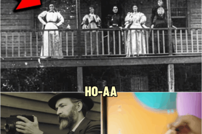 5 Women Pose On Balcony While Husbands Are At Work In 1898 Photo Experts Zoom In & Turn Pale | HO