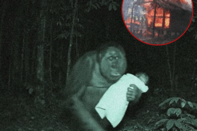 S – “Not Fear, But Gentleness”: The Film That Changed the World’s Faith – A MIRACLE CAUGHT ON CAMERA: As Fire Ravaged the Village, a WILD ORANGUTAN Emerged from the Flames, Cradling a Human Baby in Its Arms