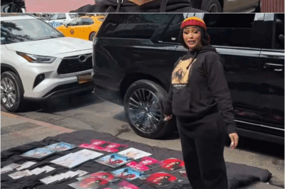S – Cardi B Turns NYC Sidewalks Into a Pop-Up Record Store, Hilariously Hawks Her New Album ‘Am I the Drama?’ for $20 on TikTok