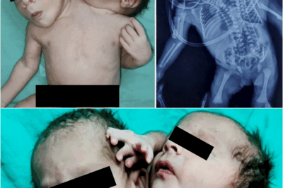 S – Most rare: The case of dicephalic parapagus made the doctor freeze. Shocked in the delivery room: The baby was born with two heads, three arms, two hearts in one body