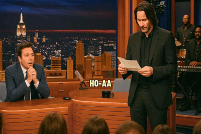 Jimmy Fallon SPEECHLESS When Keanu Reeves Suddenly Walks Off Stage After Reading This Letter | HO!!!!