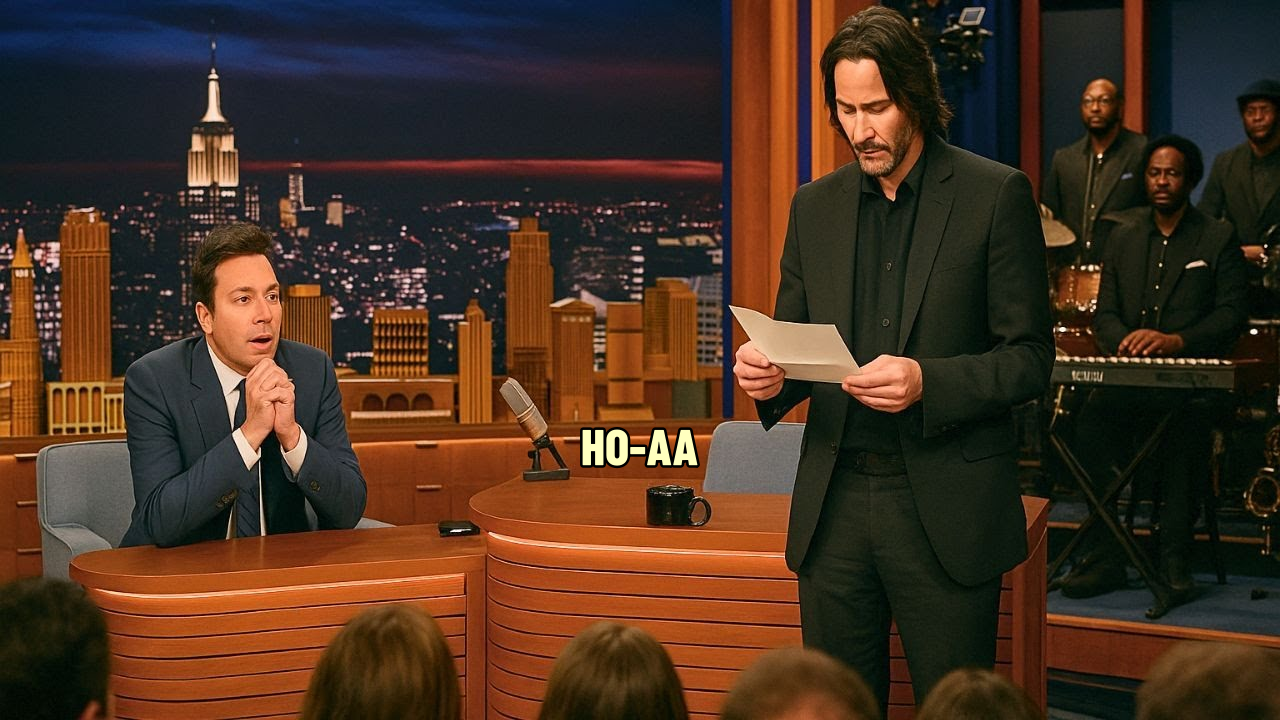 Jimmy Fallon SPEECHLESS When Keanu Reeves Suddenly Walks Off Stage After Reading This Letter | HO!!!! (paa)