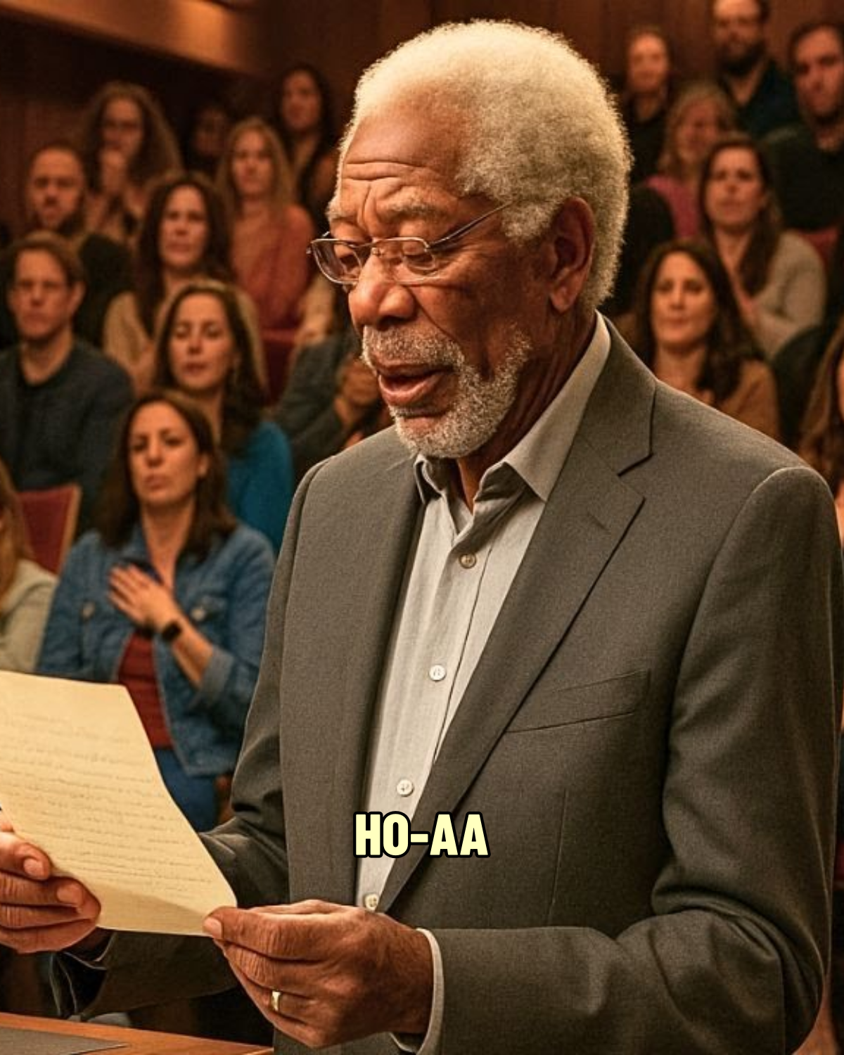 Jimmy Fallon SPEECHLESS When Morgan Freeman Suddenly Reads a Letter From The Audience | HO!!!!