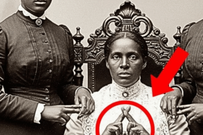 It was just a portrait of a mother and her daughters — but look more closely at their hands. | HO!!