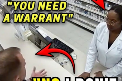 A cop walked into a neighborhood pharmacy and demanded private prescription records—no warrant, no subpoena, just attitude. The pharmacist stayed calm: “HIPAA protects this.” He threatened arrest. BUT… | HO