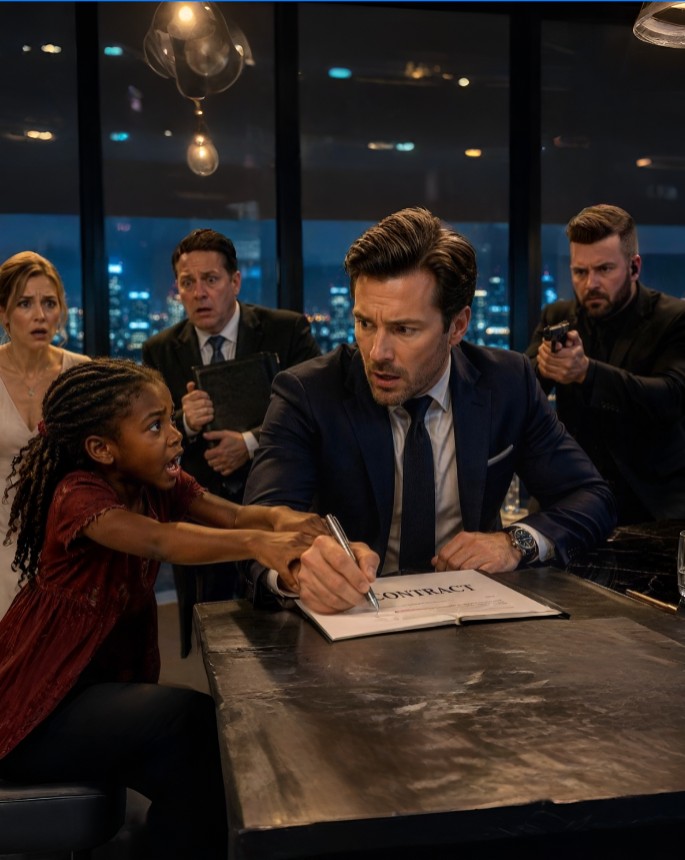 “Don’t Sign That Contract!” the Little Black Girl Shouted — The Lawyer Turned Pale