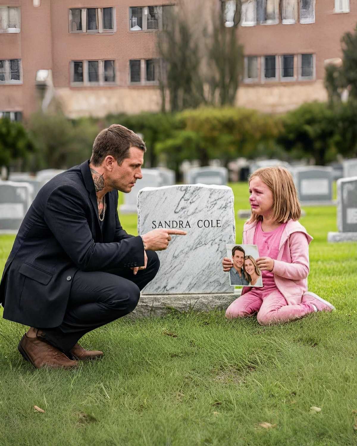 Mafia Boss Found a Little Girl Crying at His Daughter’s Grave… His World Collapsed After That