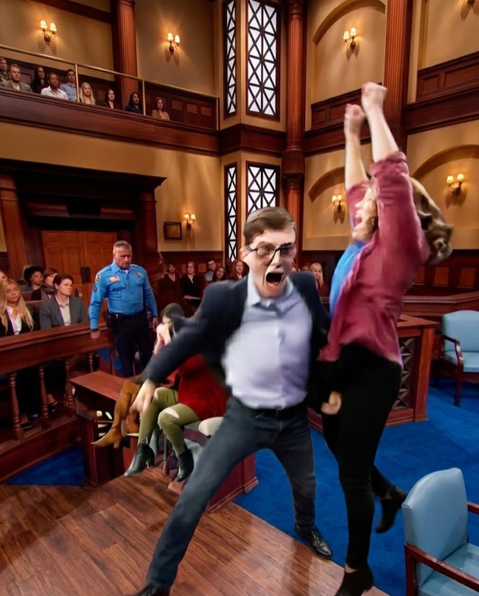 OVER THE TOP Moments On Paternity Court