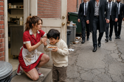 Poor Girl Helped a Silent Boy Daily — Until His Mafia Boss Father Arrived With Bodyguards