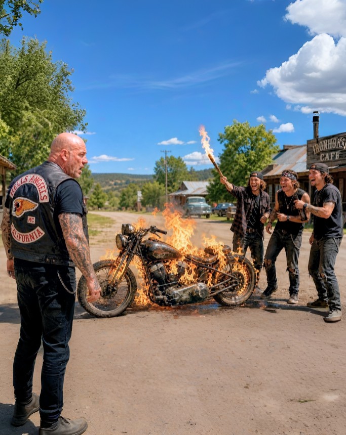 Rich Brats Burned an Old Harley — Unaware It Was a Legendary Hells Angels President's Bike