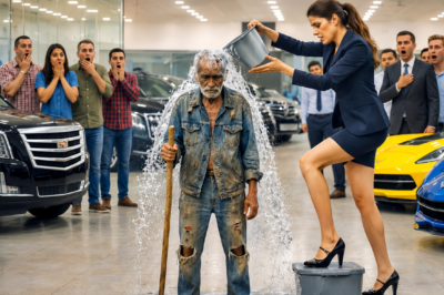 She Threw Water on a Beggar… The Next Day He Bought the Dealership! 🤯