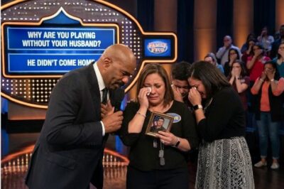 Steve Harvey STOPPED Family Feud When Veteran’s Wife Revealed Why She Was Playing Alone