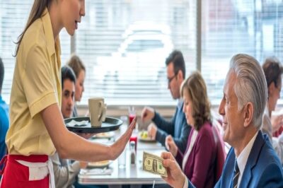 He Tipped the Waitress $5 to Test Her — Her Answer Made the Billionaire Rewrite His Will