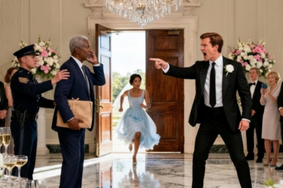 He looked too poor for his own daughter’s wedding. So the groom had him dragged out. Then the CFO walked in… and knelt before the ‘beggar.’ Turns out, the man in the cheap suit owned the whole company.