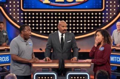 Went on *Family Feud* for the prize money… left with a daughter I’d been searching for 26 years. Steve Harvey stopped the game, called for a DNA test right on the spot—and yep, she’s mine. Life really hits different when you least expect it.