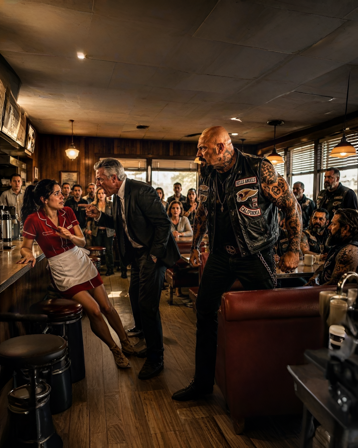Hells Angels Fought for a Pregnant Widow Carrying a Fallen Marine’s Son