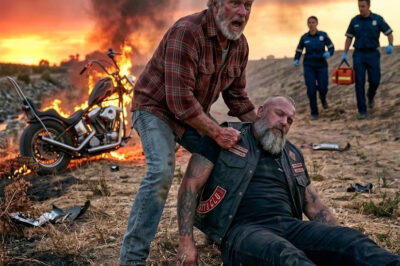 Poor Farmer Rescued a Biker From a Burning Wreck — Next Morning, 100 Hells Angels Arrived to Harvest