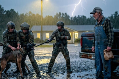 4 SEALs Couldn’t Hold the Combat K9 — Then the Old Farmer Stepped Forward and Said, “Enough, Ghost”