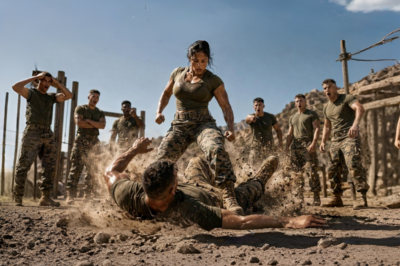 The Whole Battalion Was Still Laughing When Her Fist Connected With His Jaw.