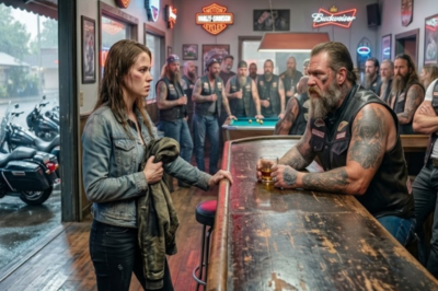 She walked into a Hells Angels bar with $20 and a black eye. No one else wanted the job. But sometimes the safest place to hide… is surrounded by bigger demons.