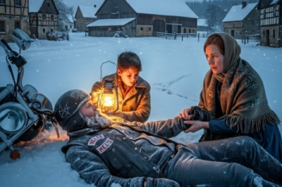 An 8-year-old boy dragged a unconscious stranger out of a snowstorm in the middle of the night. His mother almost turned the man away when she saw what was on his back. A Hell’s Angels patch. Three months later, that little boy called him Dad.