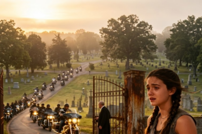 She carried flowers to a forgotten grave for 12 years. No one knew. Then, on her birthday, the thunder came. Hundreds of Hells Angels rolled into town—for HER. Some loyalty doesn’t fade. It roars. What happened next? You won’t believe the ending.