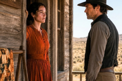 She lit a candle every night for four years—for the husband and little boy she lost. He was just a cowboy passing through. Until one evening, he didn’t leave. And she finally asked: *”Have you eaten?”*