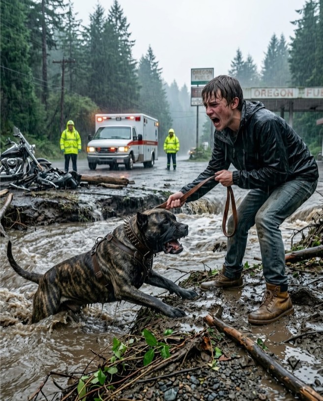 Teenager Protected a Biker’s Dog During a Brutal Storm — The Next Day, the Hells Angels _President_
