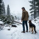 A Navi SEAL and Dog Found a Tiny Survivor Beneath a Fallen Pine