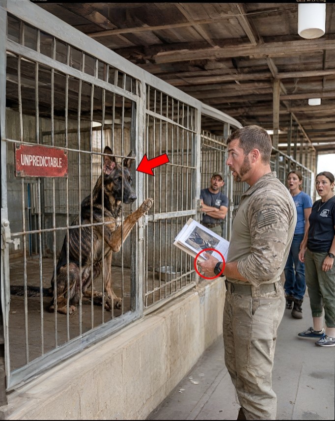 Everyone Avoided This "Broken" K9 at the Shelter — But This Navy SEAL Knew Exactly Who He Was