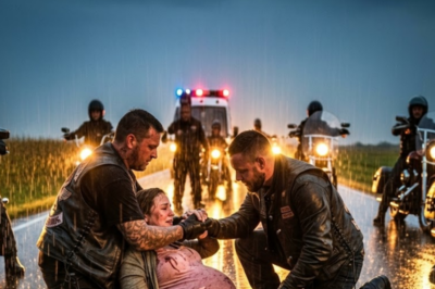 Sometimes the road sends you exactly who you need—not to save you, but to remind you that you’re worth staying for. He left her in a ditch. The Hells Angels brought her to the hospital. And her greatest plot twist? She didn’t just survive…