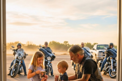 Some people think Hell’s Angels are just leather and loud pipes. Until a barefoot boy with a broom asked for a place to sleep—and a biker president chose humanity over ego. That night, the garage became a sanctuary. And the man who came to take them back? He left in handcuffs.
