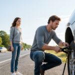 A Billionaire Stops to Fix a Single Mom’s Car —Only to Discover She’s the First Love He Never For