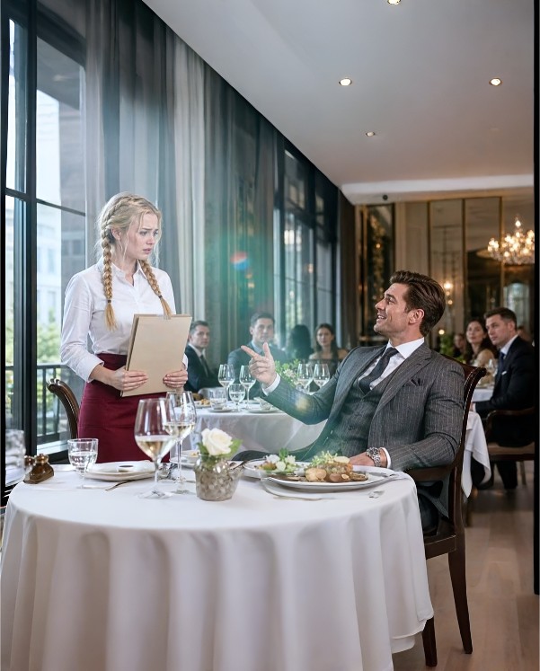 Billionaire Spoke French To Mock The Poor Waitress — He Didn’t Realize She Was The Owner’s Daughter