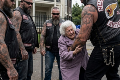 She was 74, had one week left without her meds, and the thief was gone. So she turned to the biggest biker on Chester Avenue and said three words. 180 Hells Angels found him in 17 minutes. What she did next? No one saw coming.