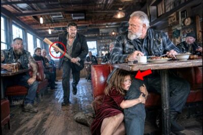 “Can I Hide Here?” A Girl Asked a Hells Angel —The Little Girl Hid Under a Hells Angel’s Table