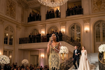 She came to sing at a billionaire’s wedding… and found her fiancé as the groom. Turns out his “big business meeting” was marrying someone else. The plot twist? She didn’t cry. She picked up the mic and told the truth in front of everyone.