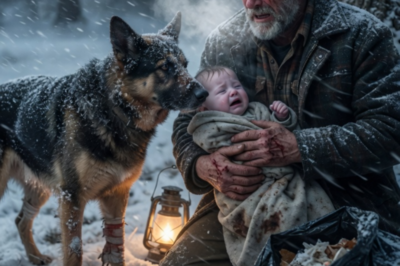 He went to the shelter for a “lost cause” dog. Three legs. One eye. No one wanted him. Then the dog led him into a blizzard, made him dig through frozen ground… and pulled out a baby girl buried in a trash bag.
