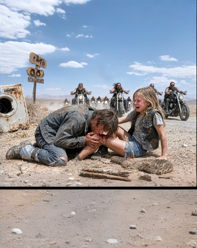 Homeless Teen Sucks Venom from Biker's Daughter—Then the Gang Arrives...
