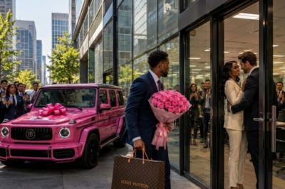 Won $80M, bought her the pink Brabus and roses. Rushed to surprise my wife at work… walked in on her with someone else. She didn’t see regret in my eyes — she saw math. Turns out, the lottery didn’t end us. Timing just finally told the truth.