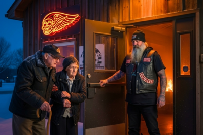 “We Can’t Walk Anymore, Can We Stay One Night?” Old Couple Said–What Hells Angels Did is Speechless