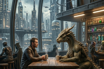 A Human Shared a Coffee with a Stranger—The Galaxy Called Him “Your Majesty”