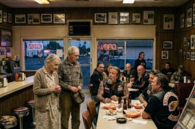 ‘Can We Eat Leftovers’ Frail Widow Asked Hells Angels Boss — His Answer Changed Everything