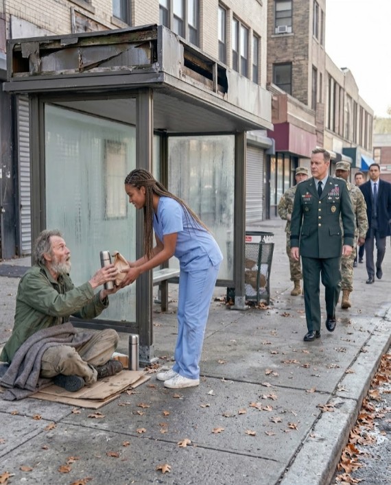 Black Girl Brought Breakfast to Old Man Daily — One Day, Military Officers Arrived at Her Door