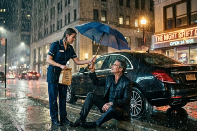 She almost walked past him. 10-hour shift. Bent umbrella. November rain. But she stopped. Gave him her phone. Stood in the downpour for 8 minutes. He was a mafia boss. She didn’t know. The twist? He found her mother’s medical bills. Paid them all. Then uncovered the corporate contamination that caused them. All because one waitress held an umbrella over a stranger.