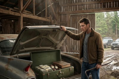 **”His cousins got millions. He got a rusted 1958 Plymouth in a collapsing barn. They laughed. Then he found the secret compartment under the floorboard. “**